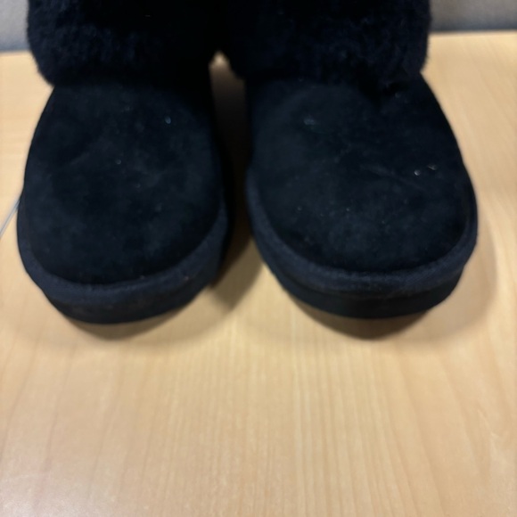 UGG Patten Sherpa Womens Size 5 Black Classic Outdoor Winter Boots - Picture 2 of 8